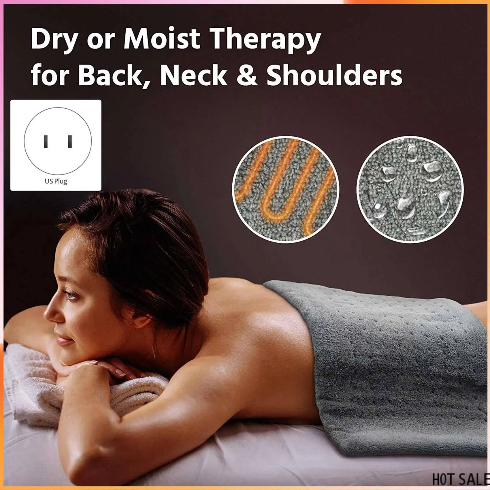 A24R 2X Extra Large Electric Heating Pad For Back Pain And Cramps Relief 12X24 Inch - For Moist & Dry Therapy US Plug
A24R 2X Extra Large Electric Heating Pad For Back Pain And Cramps Relief 12X24 Inch - For Moist & Dry Therapy US Plug