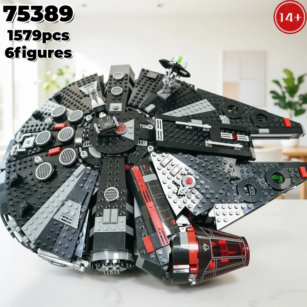 Hot Sale Space Battle Galaxy Black Starfighter Building Blocks 1579pcs 6 Figures Model Assembly Bricks Adult Gift Toy
Hot Sale Space Battle Galaxy Black Starfighter Building Blocks 1579pcs 6 Figures Model Assembly Bricks Adult Gift Toy