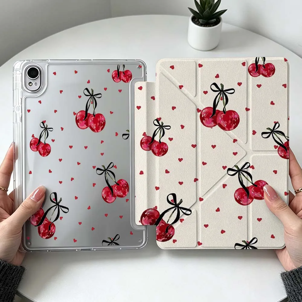 Stylish Heart-Shaped Cherries For Huawei MatePad Pro SE Air 12X Honor Pad 9 V9 GT X9a X9 Foldable 3Y Tablet Case Soft
Stylish Heart-Shaped Cherries For Huawei MatePad Pro SE Air 12X Honor Pad 9 V9 GT X9a X9 Foldable 3Y Tablet Case Soft