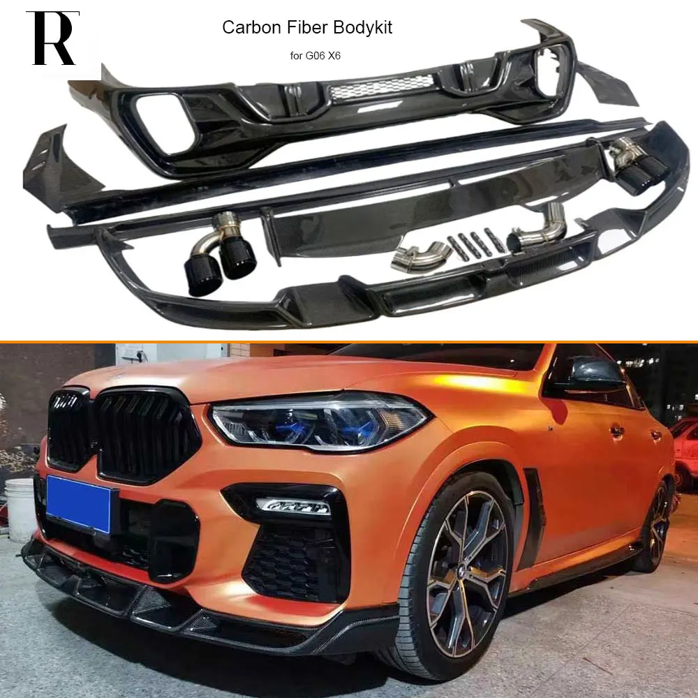 Боди из углеродного волокна, передняя губа, задний диффузор, боковая юбка, сплиттер, спойлер для BMW G06 X6 с M-пакетом 19-23 Pre-Lci
Боди из углеродного волокна, передняя губа, задний диффузор, боковая юбка, сплиттер, спойлер для BMW G06 X6 с M-пакетом 19-23 Pre-Lci