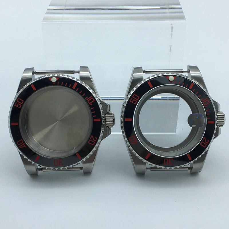 40mm 316L Stainless steel diving watch case sapphire ceramic inlay for Seiko nh34 nh35 nh36 nh38 Miyota8215 movement 28.5mm dial
40mm 316L Stainless steel diving watch case sapphire ceramic inlay for Seiko nh34 nh35 nh36 nh38 Miyota8215 movement 28.5mm dial