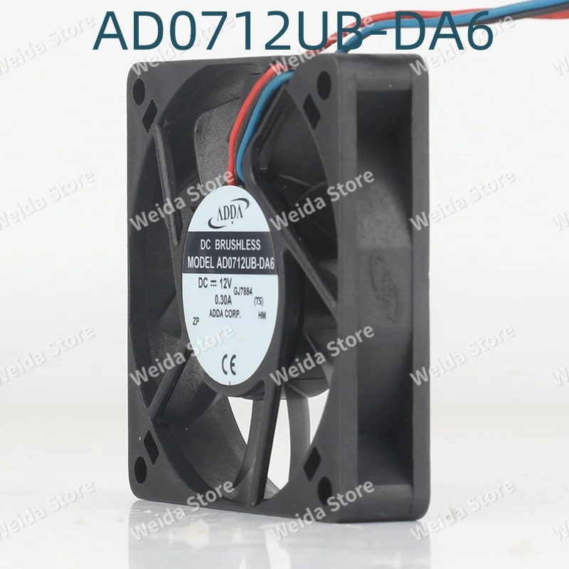 Новый вентилятор ADDA 5V 24V 48V AC EC 7015 70X70X15MM 7CM с высоким объемом воздушного потока, трехпроводной, для инвертора, AD0712UB-DA6, охлаждающий, DC 12V 0.30A
Новый вентилятор ADDA 5V 24V 48V AC EC 7015 70X70X15MM 7CM с высоким объемом воздушного потока, трехпроводной, для инвертора, AD0712UB-DA6, охлаждающий, DC 12V 0.30A