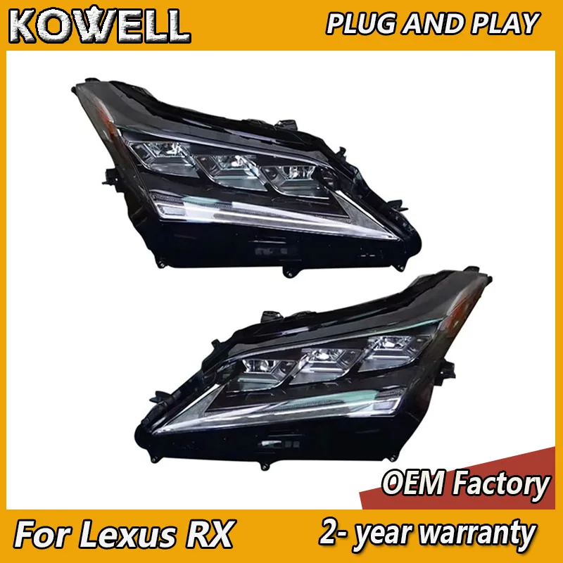 Car Styling for Lexus RX300 Headlights 2020-2022 RX Head Lamp RX270 RX450 RX200T DRL Turn Signal Low High Beam Projector Lens
Car Styling for Lexus RX300 Headlights 2020-2022 RX Head Lamp RX270 RX450 RX200T DRL Turn Signal Low High Beam Projector Lens