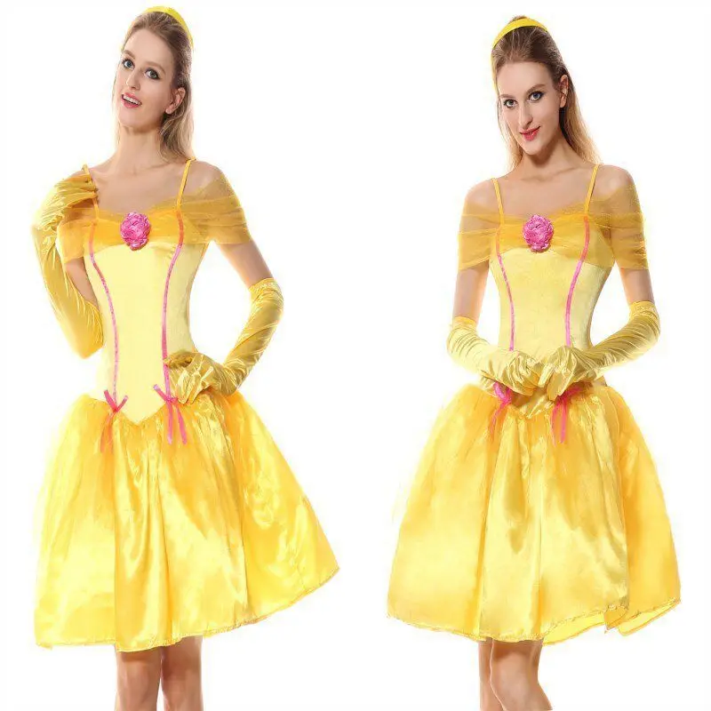 Elegant Yellow Princess Ball Gown Cosplay Costume for Halloween Performance Bell Princess Snow White Series Outfit
Elegant Yellow Princess Ball Gown Cosplay Costume for Halloween Performance Bell Princess Snow White Series Outfit