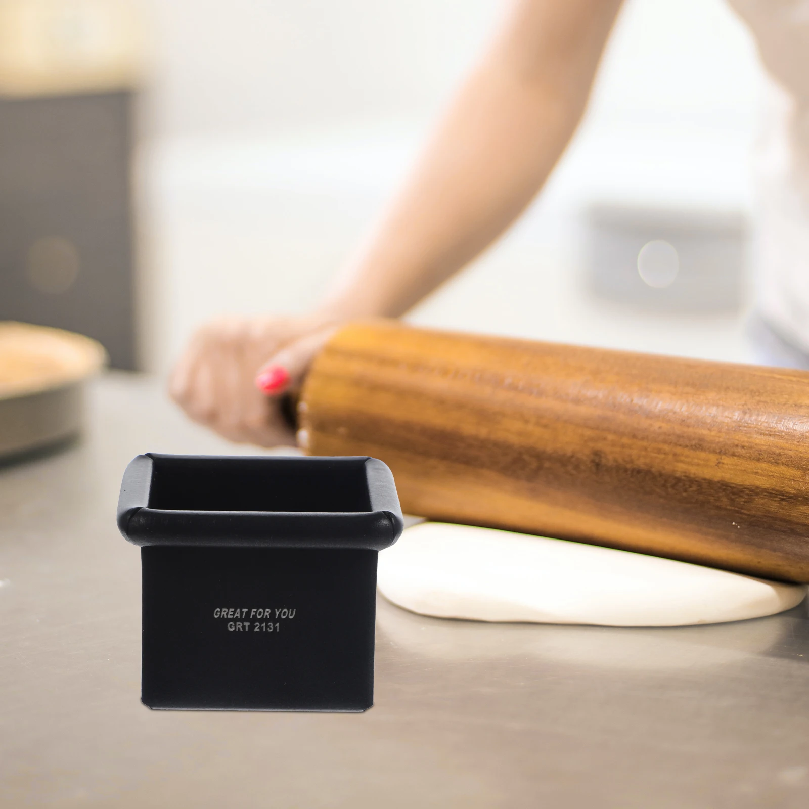 Mini Bread Aluminum Baking Bread Square Pan Alloy Nonstick Coating Easy Clean Metal Loaf Pan Kitchen Tool Square Mold Toast 
Mini Bread Aluminum Baking Bread Square Pan Alloy Nonstick Coating Easy Clean Metal Loaf Pan Kitchen Tool Square Mold Toast