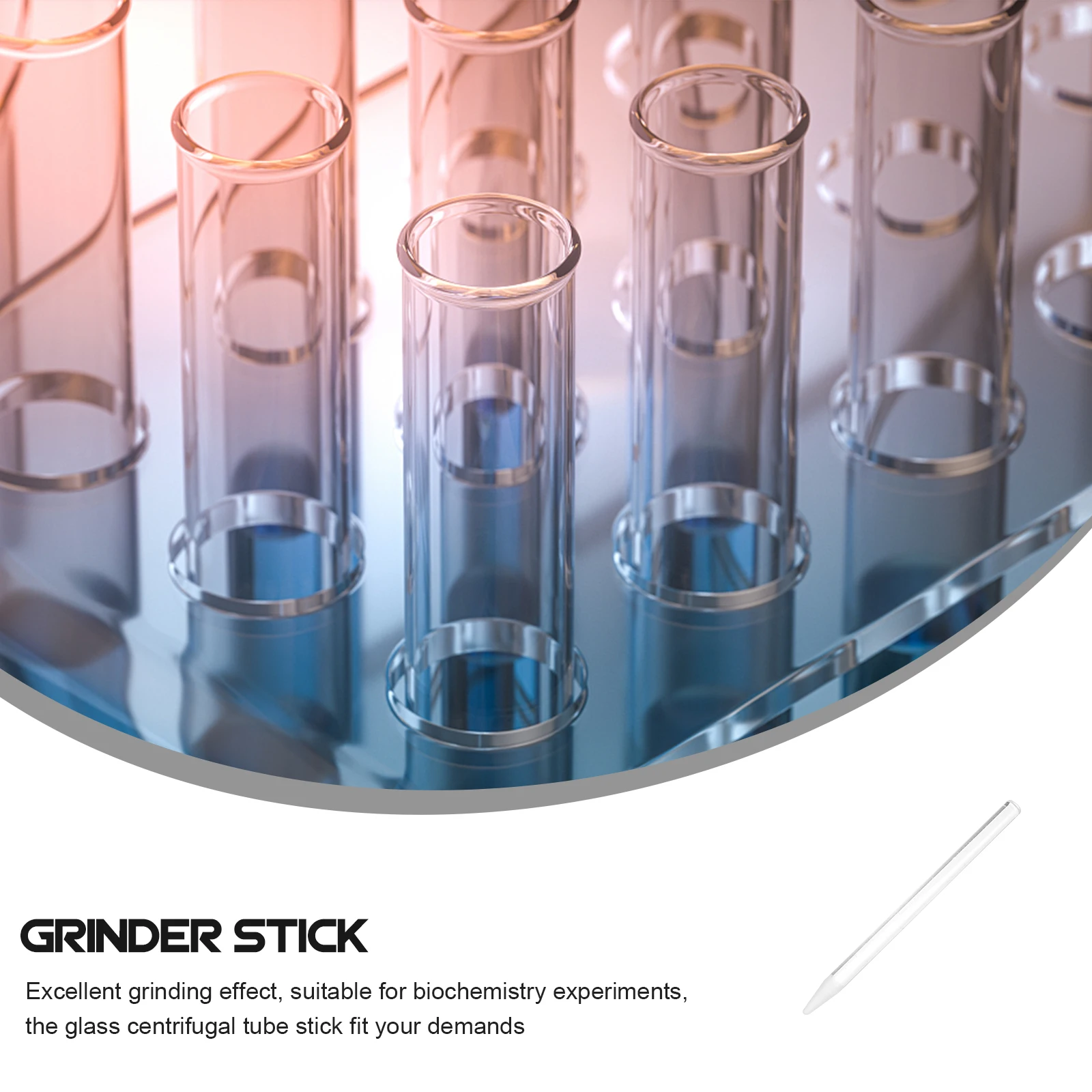 Glass Tube Stick Pointed Tip Science Experiment Tool for 1.5ml Centrifugal Tube Sample Grinding Laboratory Use
Glass Tube Stick Pointed Tip Science Experiment Tool for 1.5ml Centrifugal Tube Sample Grinding Laboratory Use