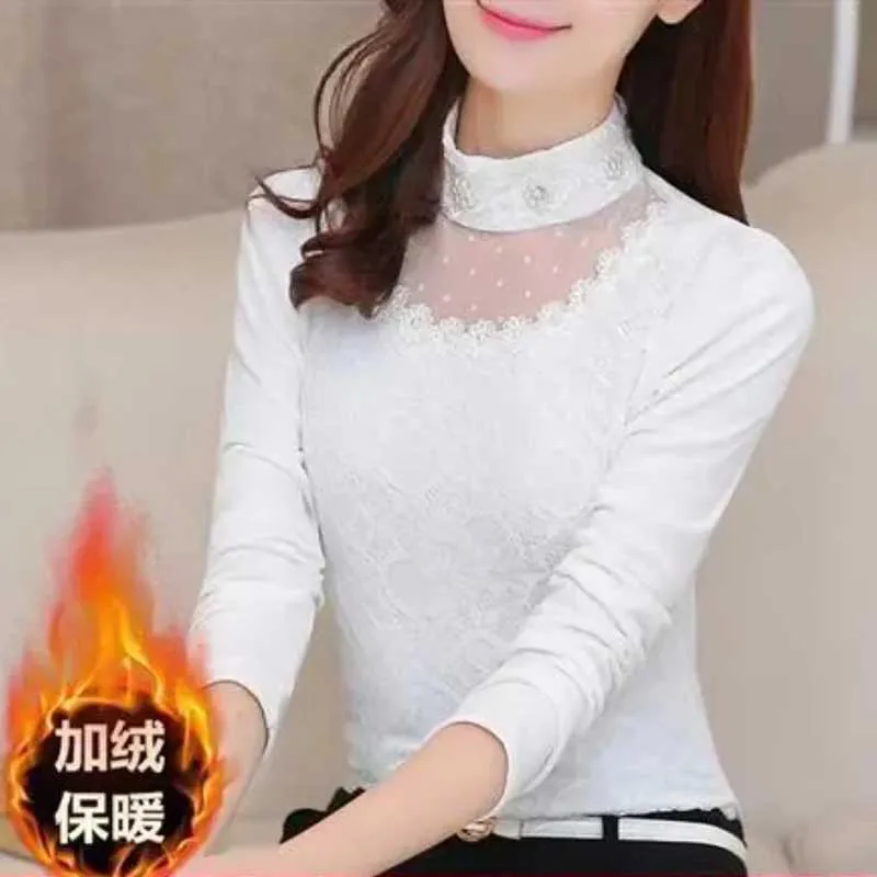 Lace Bottom Shirt All Match Autumn and Winter New Item Spring and Autumn Women's Long Sleeved Outer and Inner Bottom Shirt Top
Lace Bottom Shirt All Match Autumn and Winter New Item Spring and Autumn Women's Long Sleeved Outer and Inner Bottom Shirt Top