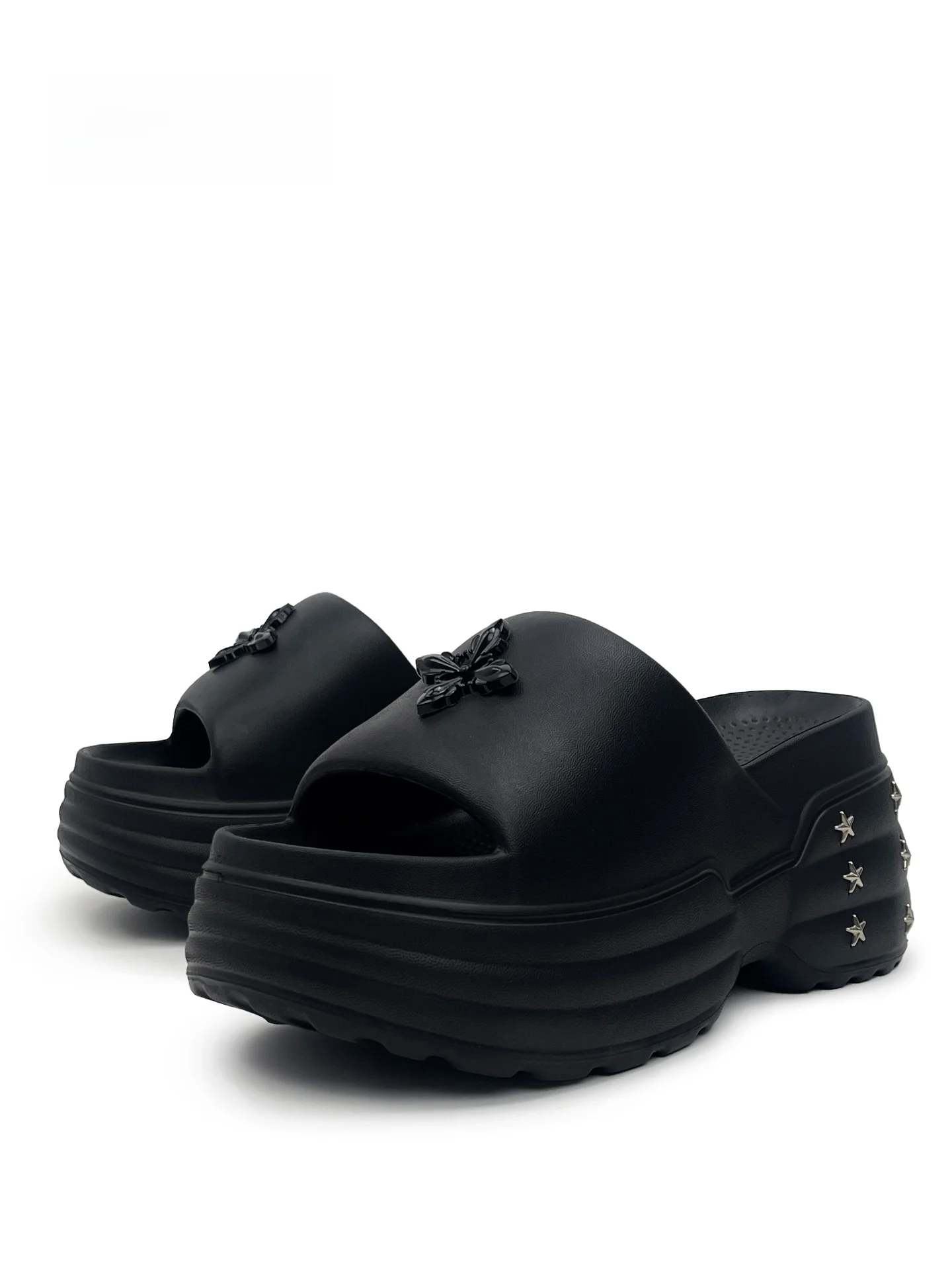 Punk Style Thick Heel Sandals Women's High Heel Anti-Slip Slippers Comfortable Breathable Summer Shoes Fashionable Trendy
Punk Style Thick Heel Sandals Women's High Heel Anti-Slip Slippers Comfortable Breathable Summer Shoes Fashionable Trendy