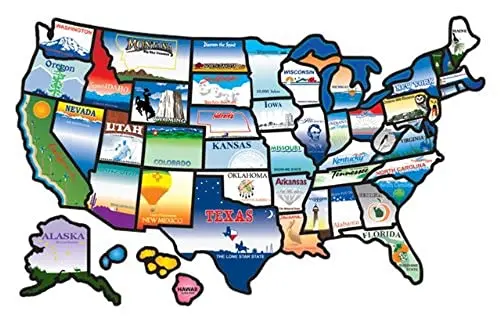 50-State USA Map Vinyl Decal Collection With Durable Permanent Adhesive For Journaling And Decoration
50-State USA Map Vinyl Decal Collection With Durable Permanent Adhesive For Journaling And Decoration