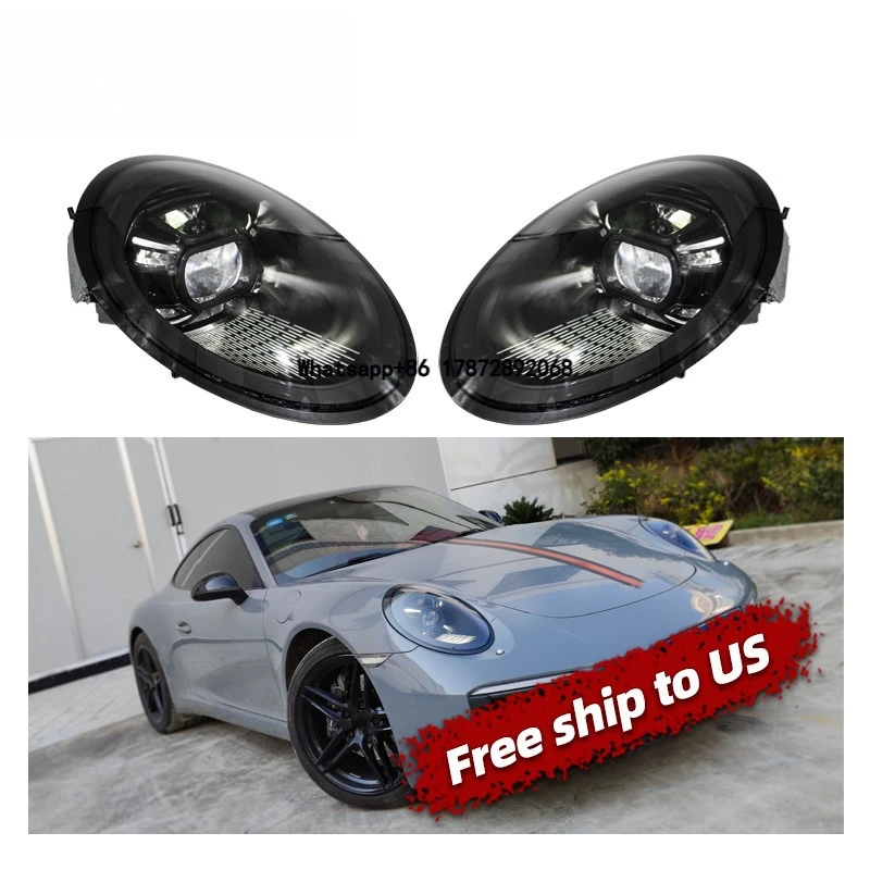 High Quality 2012 2014 2016 2018 991.1 991.2 Upgrade to 2023 992 Pdls matrix Style Led Headlights for 911 991
High Quality 2012 2014 2016 2018 991.1 991.2 Upgrade to 2023 992 Pdls matrix Style Led Headlights for 911 991