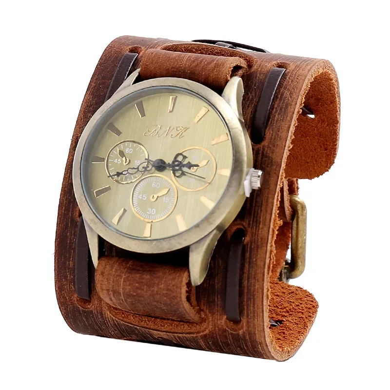 Watch For Men Vintage Cow Leather Bracelet Watches Men Women Wrist Watches Roman Numerals Casual Quartz Watch Relogio Feminino
Watch For Men Vintage Cow Leather Bracelet Watches Men Women Wrist Watches Roman Numerals Casual Quartz Watch Relogio Feminino