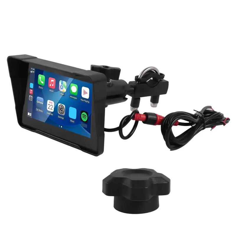 A02Q-Motorcycle GPS Carplay Touchscreen, Wireless Carplay & Android Auto Portable Stereo, 5 Inch Waterproof, Dual Bluetooth
A02Q-Motorcycle GPS Carplay Touchscreen, Wireless Carplay & Android Auto Portable Stereo, 5 Inch Waterproof, Dual Bluetooth