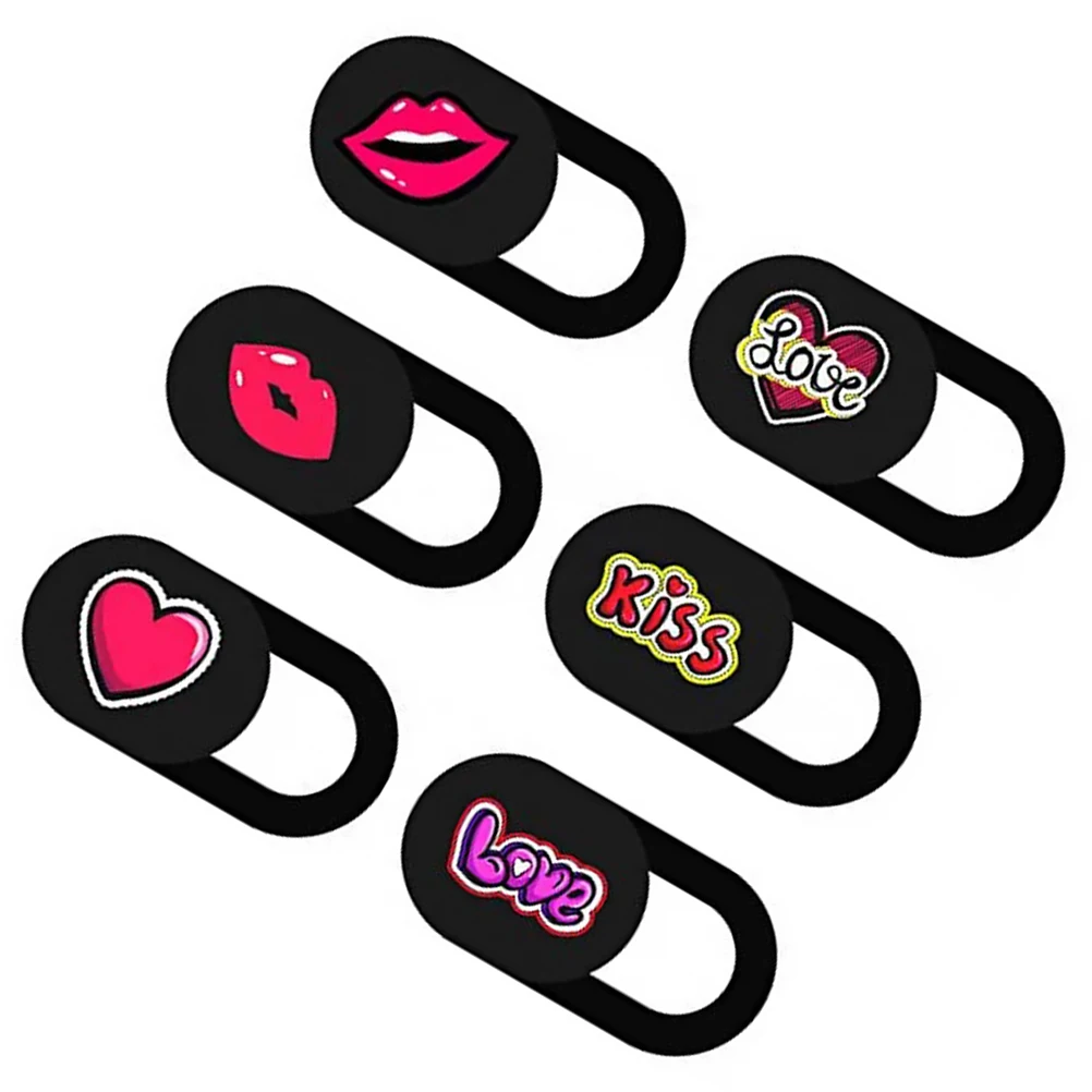 6pcs Privacy Protector Slide Cover for Laptop Computer Ultra Thin ABS Cartoon Heart Lip Pattern
6pcs Privacy Protector Slide Cover for Laptop Computer Ultra Thin ABS Cartoon Heart Lip Pattern