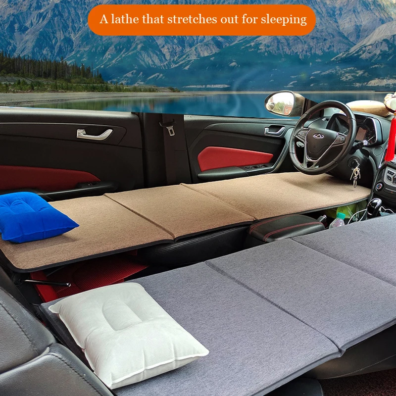 Portable passenger car bed no inflatable wood sponge foldable mattress car rear seat travel sleeping pad
Portable passenger car bed no inflatable wood sponge foldable mattress car rear seat travel sleeping pad