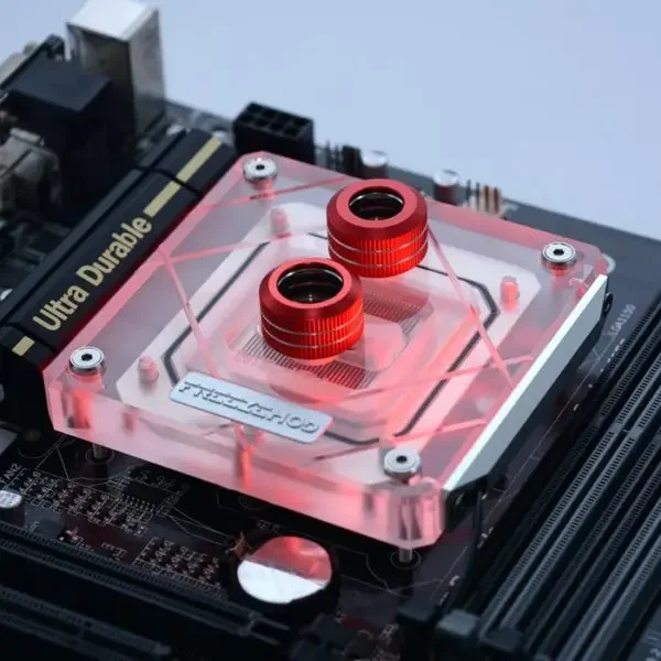 FRZZEZMOD CPU Water Block for INTEL1150/1151/1155/1156 Series,CPU Cooler Processor Radiator 5V ARGB /12V RGB SYNC,INTEL-XPM
FRZZEZMOD CPU Water Block for INTEL1150/1151/1155/1156 Series,CPU Cooler Processor Radiator 5V ARGB /12V RGB SYNC,INTEL-XPM
