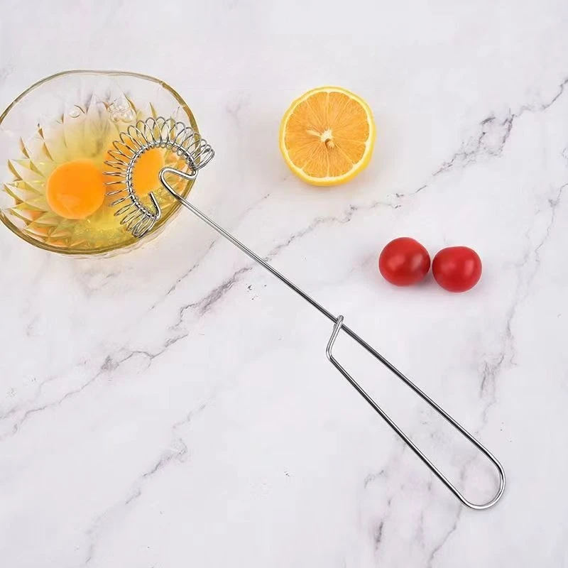 Hand Whisk Baking Tools Spring Stainless Steel Bubbler Household Egg Whisk Hand Whipped Cream Kitchen Gadgets and Accessories 
Hand Whisk Baking Tools Spring Stainless Steel Bubbler Household Egg Whisk Hand Whipped Cream Kitchen Gadgets and Accessories