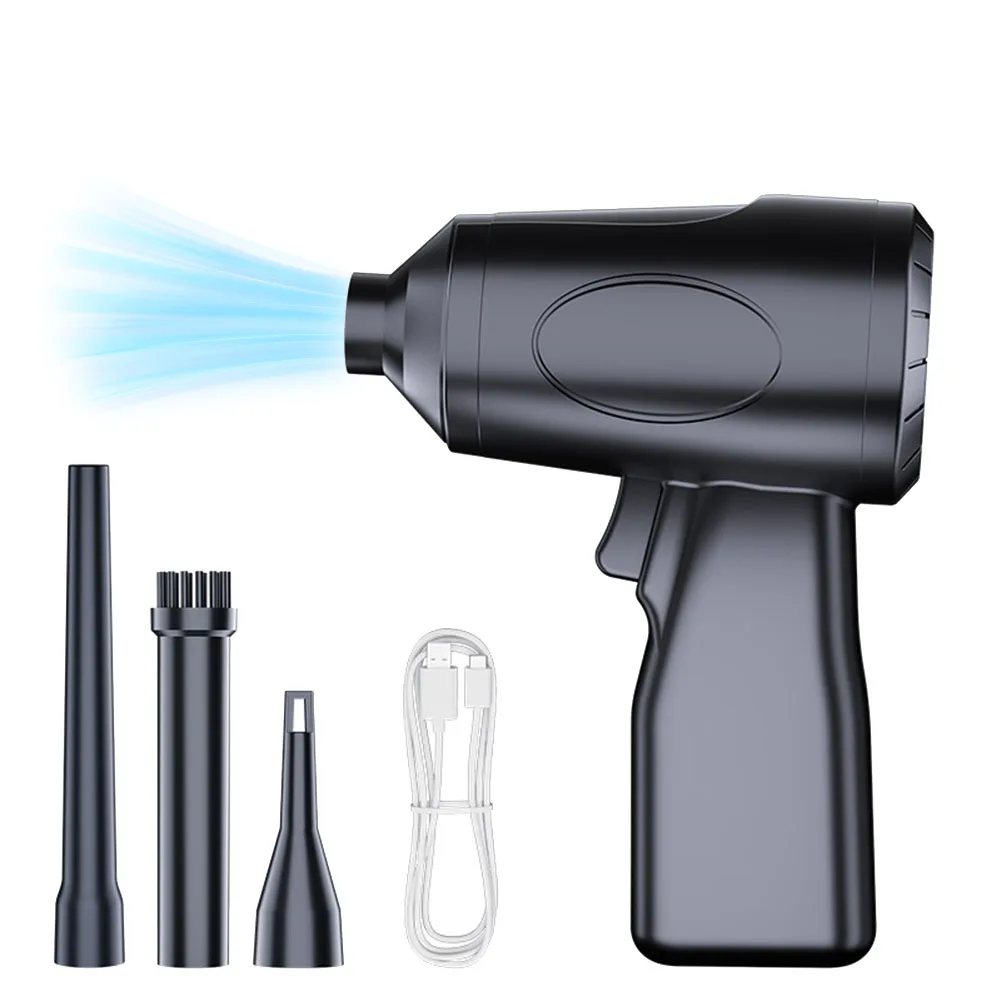 Indoor Cleaning Black 130000RPM Air Cleaner Portable Air Blower 4000mAh Lithium Battery Low Noise Brushless Motor
Indoor Cleaning Black 130000RPM Air Cleaner Portable Air Blower 4000mAh Lithium Battery Low Noise Brushless Motor