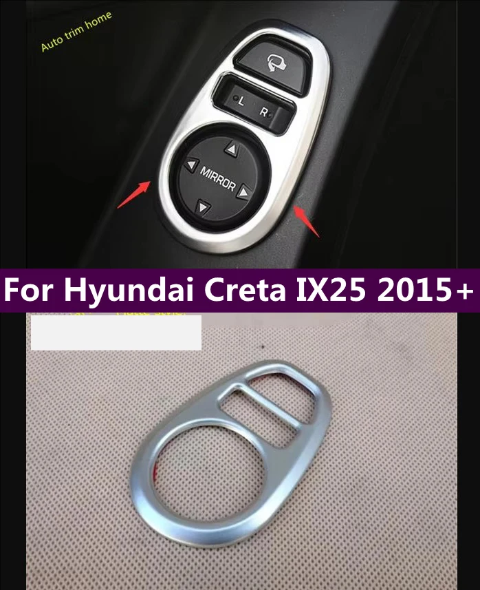 Rearview Mirror Adjust Control Switch Button Decoration Panel Cover Trim Fit For Hyundai Creta IX25 2015 - 2017 Car Accessories
Rearview Mirror Adjust Control Switch Button Decoration Panel Cover Trim Fit For Hyundai Creta IX25 2015 - 2017 Car Accessories