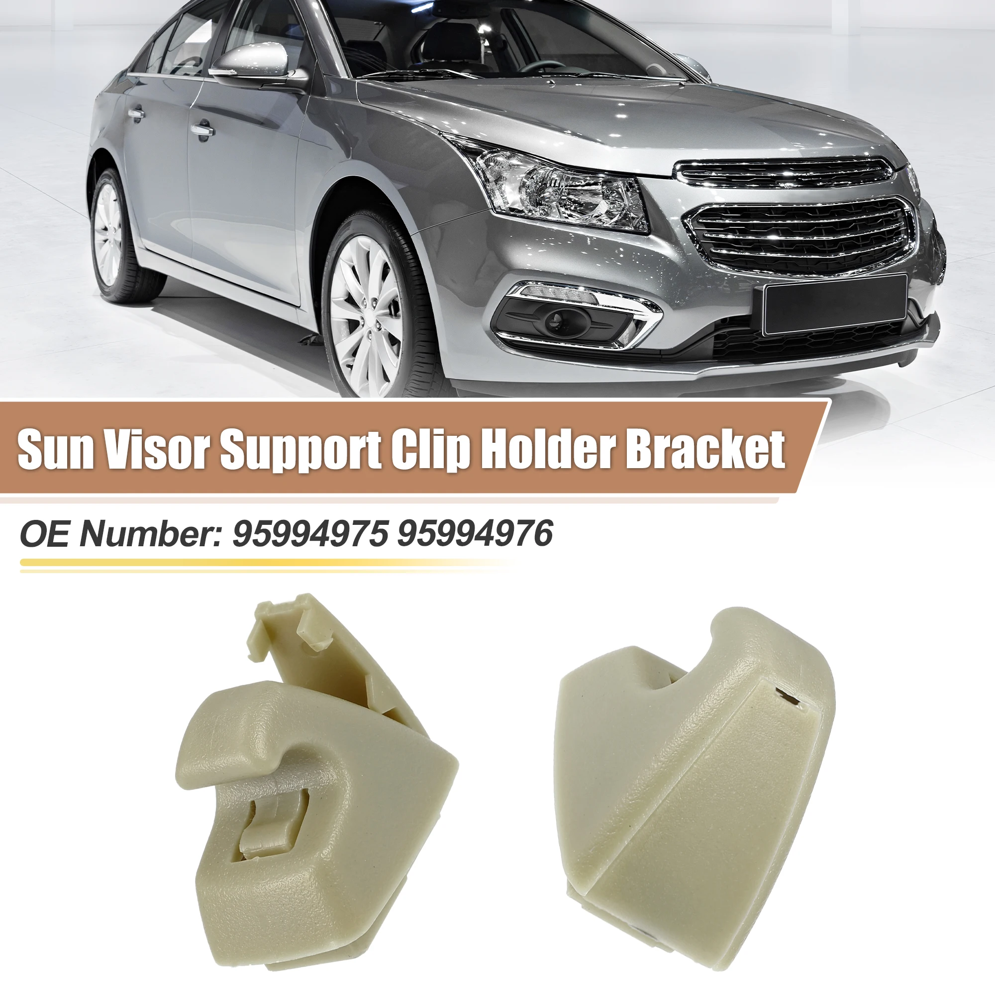 UXCELL 2pcs Plastic Sun Visor Support Clip Retainer 95994975 for Chevrolet Cruze 35x25x34mm With T15 Torx Screw Install Hole
UXCELL 2pcs Plastic Sun Visor Support Clip Retainer 95994975 for Chevrolet Cruze 35x25x34mm With T15 Torx Screw Install Hole