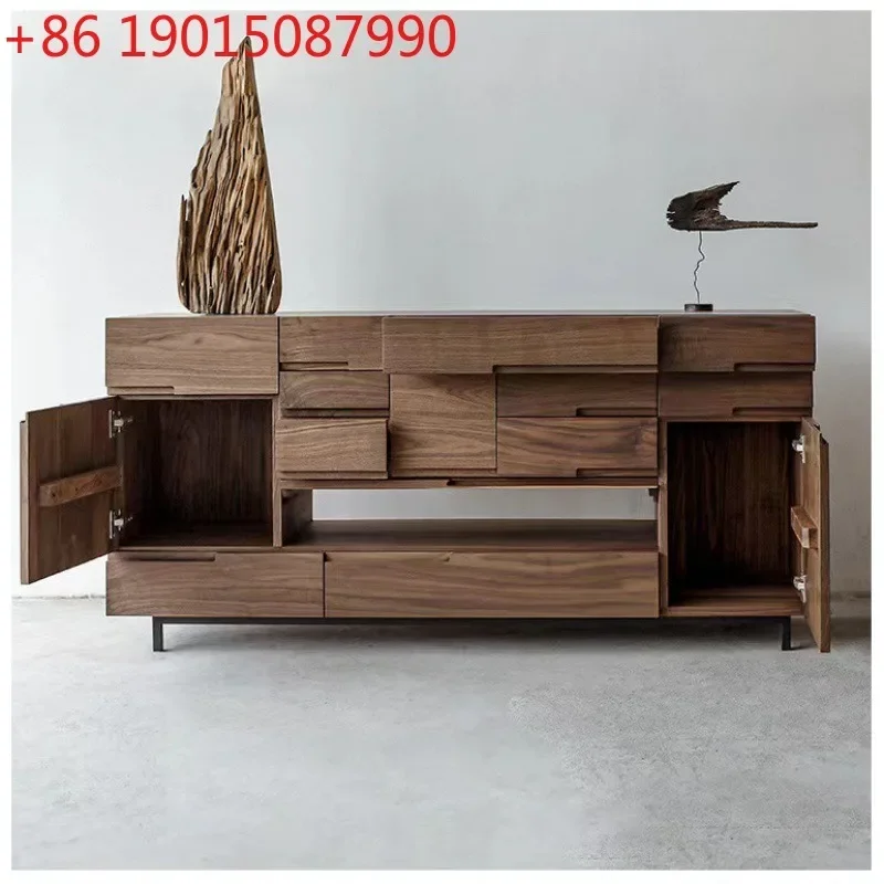 Nordic black walnut chest cabinet, modern all-solid wood living room TV cabinet, entrance cabinet, bedroom storage
Nordic black walnut chest cabinet, modern all-solid wood living room TV cabinet, entrance cabinet, bedroom storage