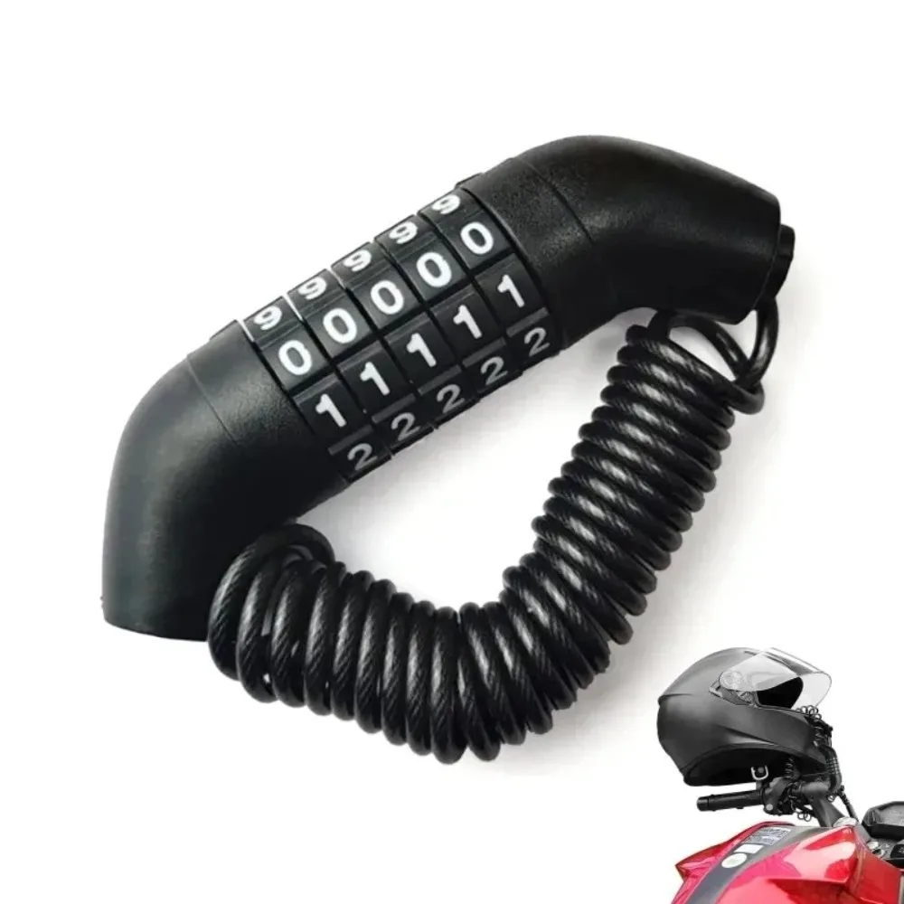 Wire Rope Anti-Theft Durable Cable Chain 4-Digit Password Motorcycle Bicycle Helmet Lock Portable Safety
Wire Rope Anti-Theft Durable Cable Chain 4-Digit Password Motorcycle Bicycle Helmet Lock Portable Safety