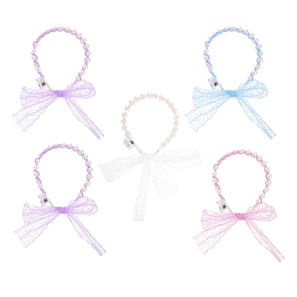 5 Pcs Pearl Hairband Glowing Headbands for Girls Kids Women Wedding Accessories Neon Glow Hair Tools Stylish Pearls
5 Pcs Pearl Hairband Glowing Headbands for Girls Kids Women Wedding Accessories Neon Glow Hair Tools Stylish Pearls