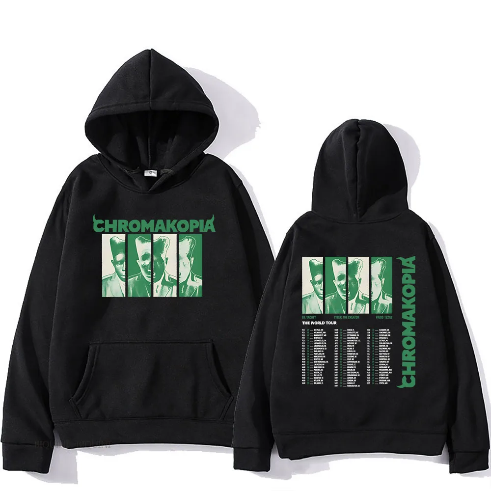 Chromakopia World Tour 2025 Hoodies Tyler The Creator Hip Hop Streetwear Unisex Winter Fleece Comfortable Sweatshirts Mens Hoody
Chromakopia World Tour 2025 Hoodies Tyler The Creator Hip Hop Streetwear Unisex Winter Fleece Comfortable Sweatshirts Mens Hoody