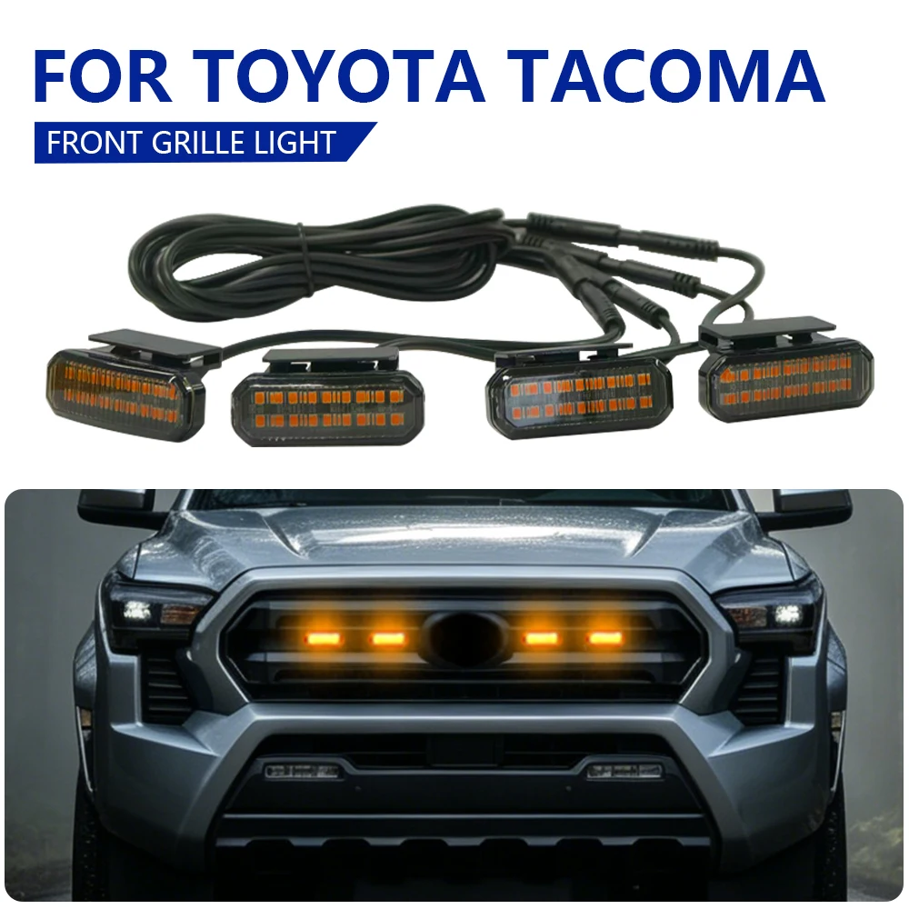 LED Front Grille Warning Lamp Special Car Mesh Installation Safety Alert Light Auto Exterior Mod Parts FOR TOYOTA TACOMA
LED Front Grille Warning Lamp Special Car Mesh Installation Safety Alert Light Auto Exterior Mod Parts FOR TOYOTA TACOMA