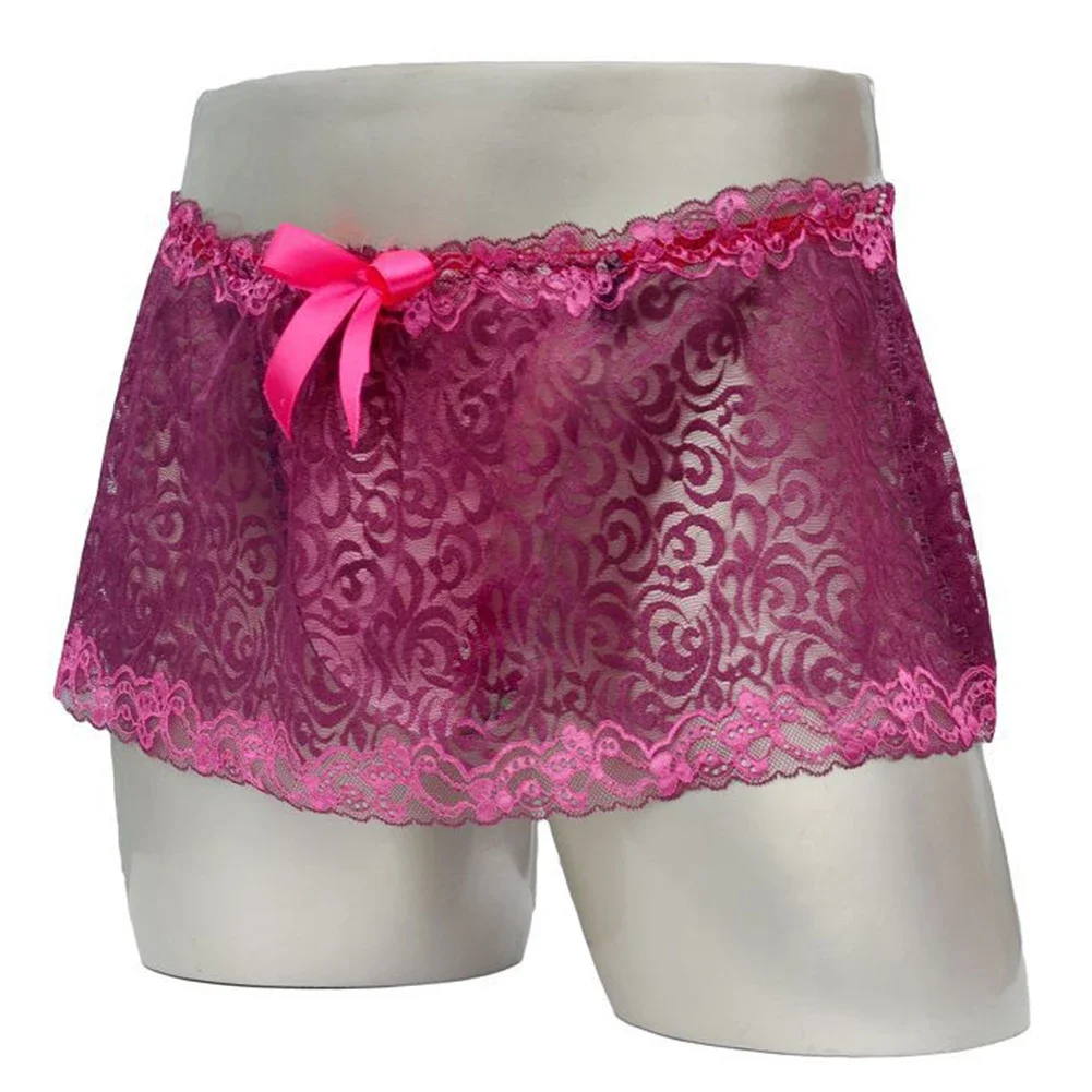 Men Sissy Lace Skirt Panties Sexy Sheer Underpants Gay Briefs Bow Bag Hip Miniskirt Knickers Lace See Through Erotic Lingerie
Men Sissy Lace Skirt Panties Sexy Sheer Underpants Gay Briefs Bow Bag Hip Miniskirt Knickers Lace See Through Erotic Lingerie