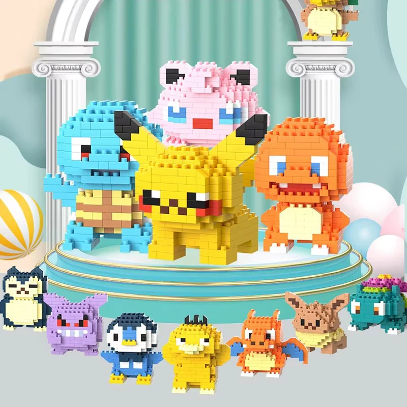 Pokemon Building Blocks Pokémon Gengar Action Cartoon Character Pikachu Charizard Model building block For Boys Birthday Gifts
Pokemon Building Blocks Pokémon Gengar Action Cartoon Character Pikachu Charizard Model building block For Boys Birthday Gifts
