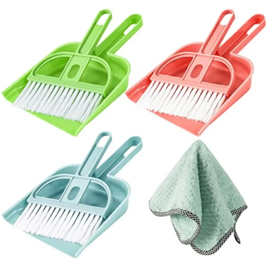 3 Pack Mini Hand Broom and Dustpan Set Small Dust Pans with Brush Set Cleaning Tool for Desk, Car and Animal Waste Mixed Color
3 Pack Mini Hand Broom and Dustpan Set Small Dust Pans with Brush Set Cleaning Tool for Desk, Car and Animal Waste Mixed Color