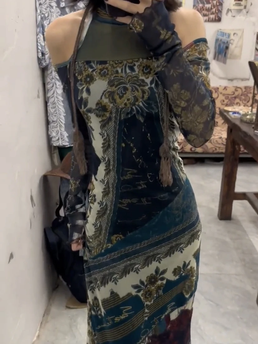 Chinese Style Dress for Women 2023 Summer New French Style High Sense Small Temperament Slimming and Shoulder Hollow Long Dress
Chinese Style Dress for Women 2023 Summer New French Style High Sense Small Temperament Slimming and Shoulder Hollow Long Dress