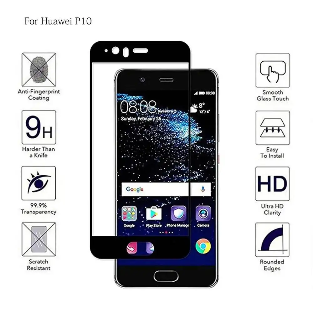Tempered Phone P10 Lite Plus Full Cover Screen Protector For Huawei P10lite P10plus Protective Film Glass
Tempered Phone P10 Lite Plus Full Cover Screen Protector For Huawei P10lite P10plus Protective Film Glass