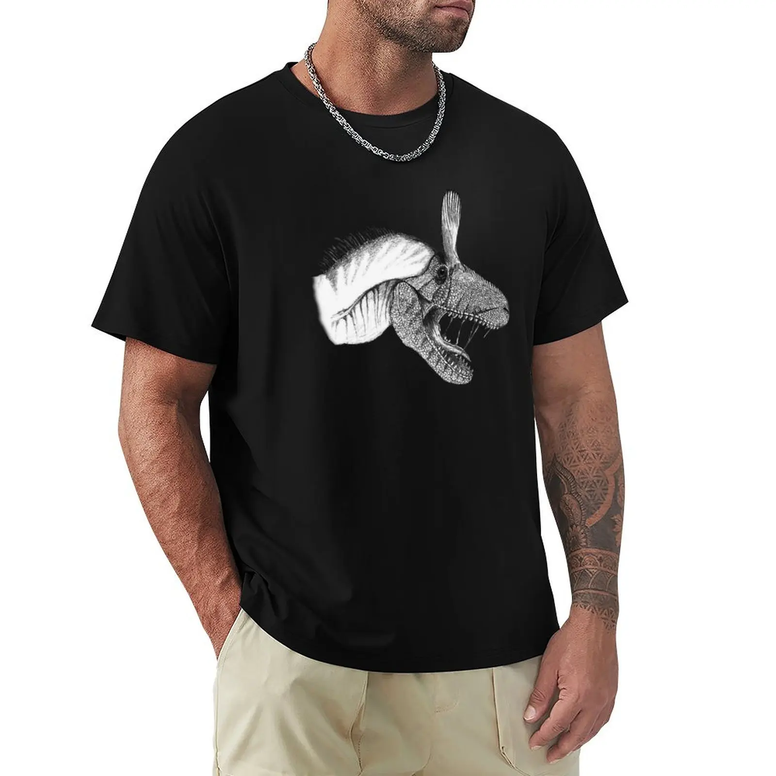 Cryolophosaurus Drawing T-Shirt oversized graphic tee valentines clothes cotton graphic tees Men's t-shirts
Cryolophosaurus Drawing T-Shirt oversized graphic tee valentines clothes cotton graphic tees Men's t-shirts