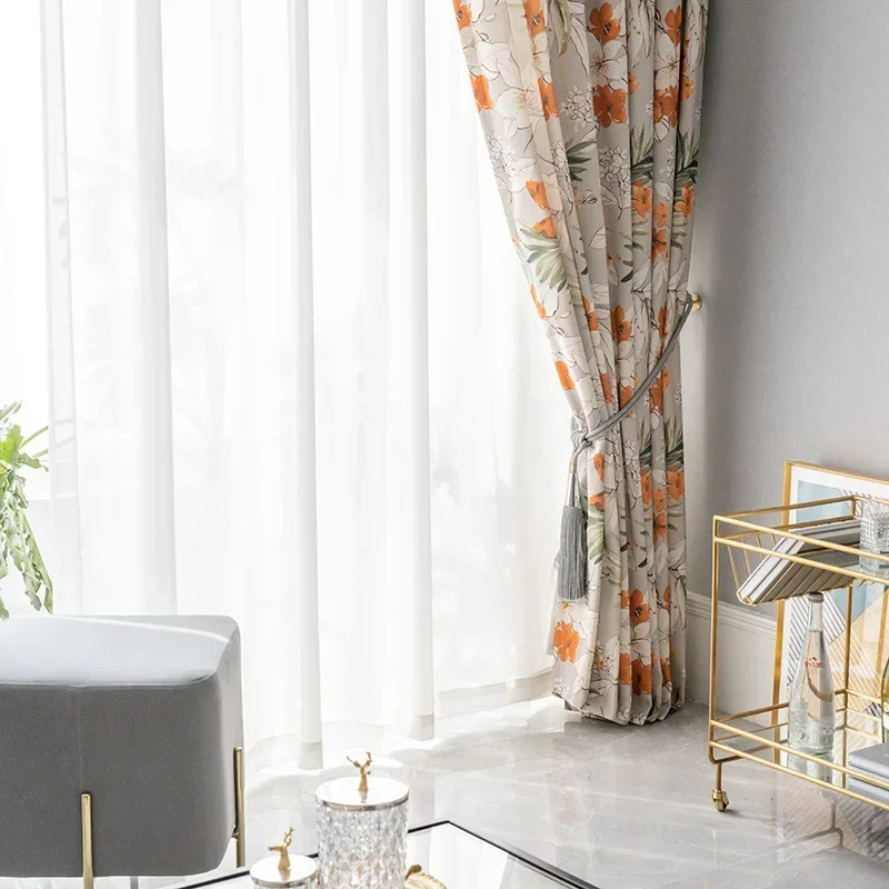 Modern Simple Double-sided Flower Printing Shading Curtains for Living Dining Room Bedroom.
Modern Simple Double-sided Flower Printing Shading Curtains for Living Dining Room Bedroom.