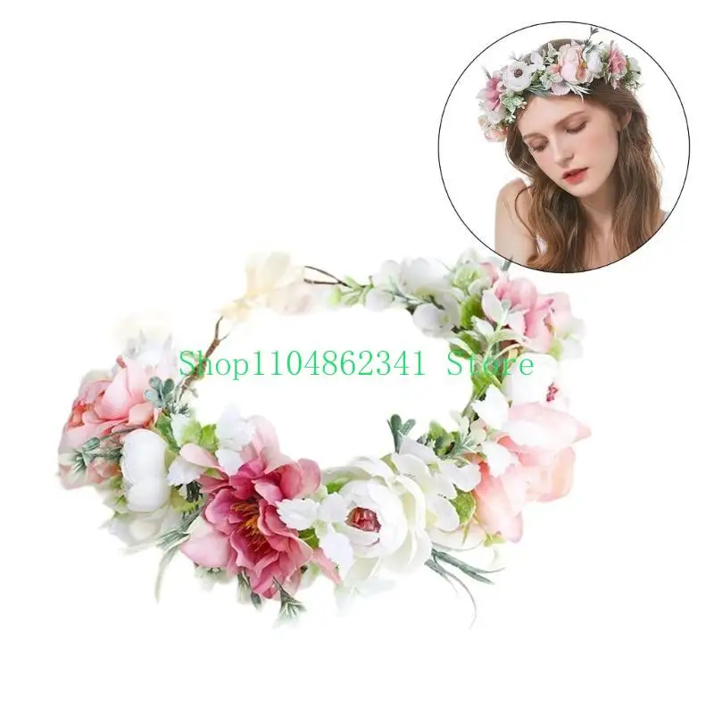 652F Girl Flower Hairband Eye Catching Ethnic Headband for Wedding Party
652F Girl Flower Hairband Eye Catching Ethnic Headband for Wedding Party