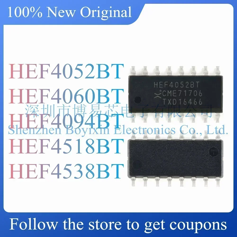 HEF4052BT HEF4060BT HEF4094BT HEF4518BT HEF4538BT Standard version
HEF4052BT HEF4060BT HEF4094BT HEF4518BT HEF4538BT Standard version