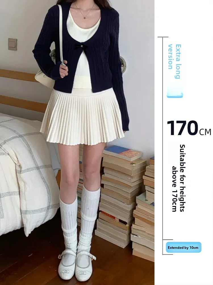 Юбка-трапеция с завышенной талией для похудения, корейский стиль, балетный крой, из шерстяной смеси, женская, весна-осень, длинная, для высоких женщин
Юбка-трапеция с завышенной талией для похудения, корейский стиль, балетный крой, из шерстяной смеси, женская, весна-осень, длинная, для высоких женщин