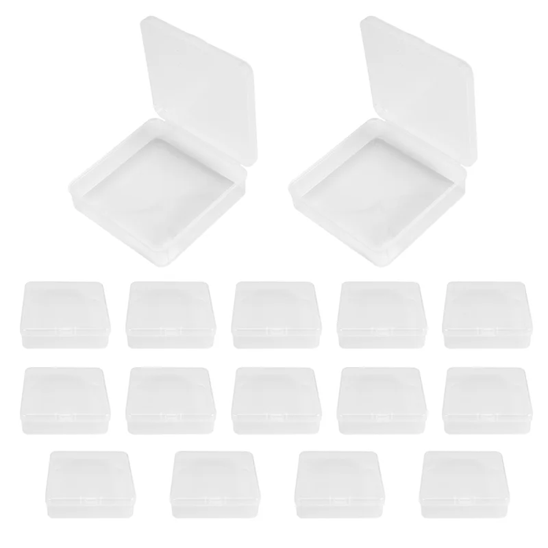 ABWP-16 Pack Small Containers Clear Plastic Boxes Beads Storage Organizers With Hinged Lids For Small Items, Jewelry, Crafts
ABWP-16 Pack Small Containers Clear Plastic Boxes Beads Storage Organizers With Hinged Lids For Small Items, Jewelry, Crafts