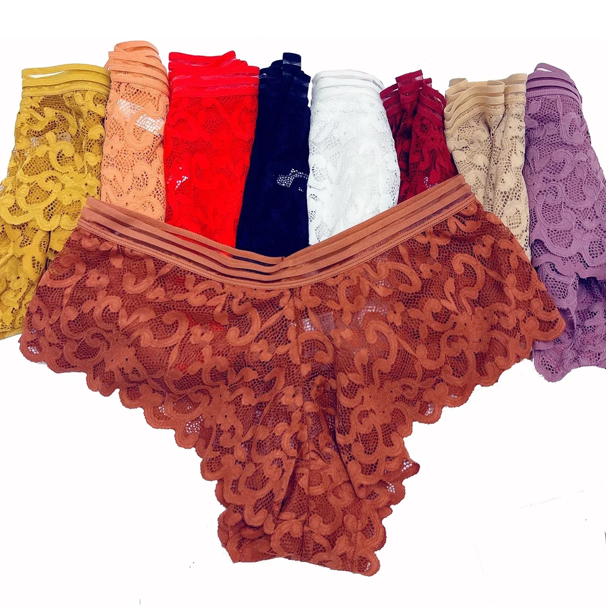 Sexy Lace Women's Underwear Mid-Waist Transparent Briefs Hollow Out Design High Elasticity Panties Comfortable Underpants
Sexy Lace Women's Underwear Mid-Waist Transparent Briefs Hollow Out Design High Elasticity Panties Comfortable Underpants