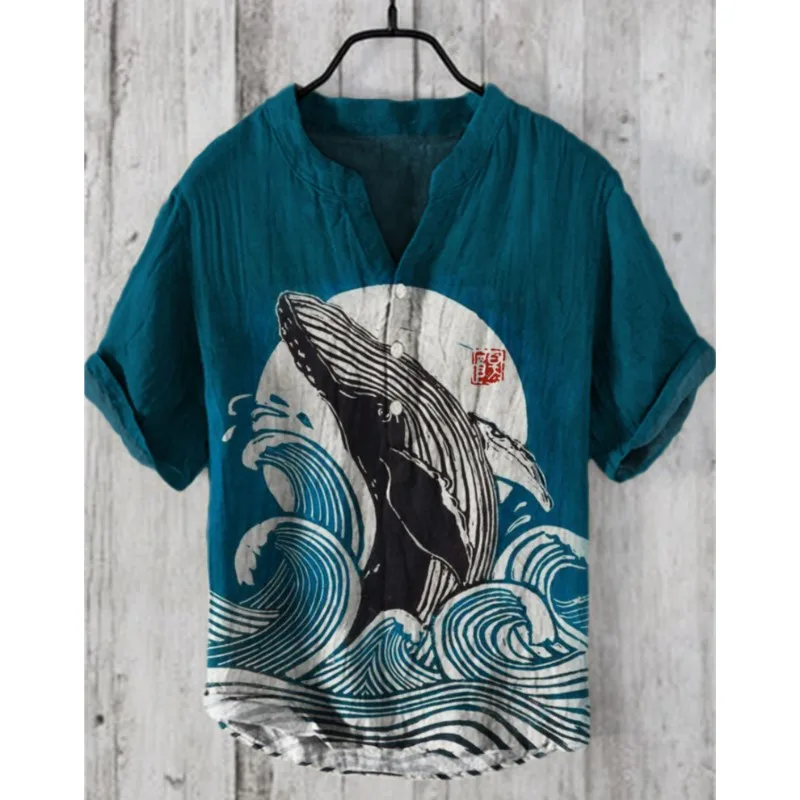 2025 New men's Art Printed shirt, New Linen shirt, men's Hawaiian shirt, Street Fashion men's Shirt
2025 New men's Art Printed shirt, New Linen shirt, men's Hawaiian shirt, Street Fashion men's Shirt