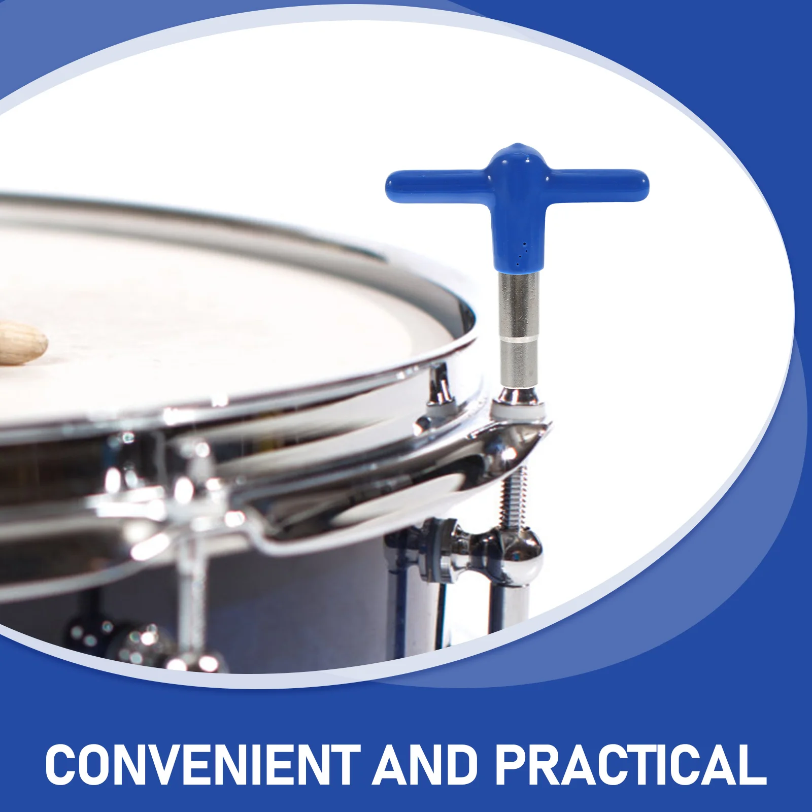 Universal Zinc Compact Lightweight Tuning for Keys Tuning Drum Key With Silicone Cover Beginner Metal Drum Key Tool
Universal Zinc Compact Lightweight Tuning for Keys Tuning Drum Key With Silicone Cover Beginner Metal Drum Key Tool
