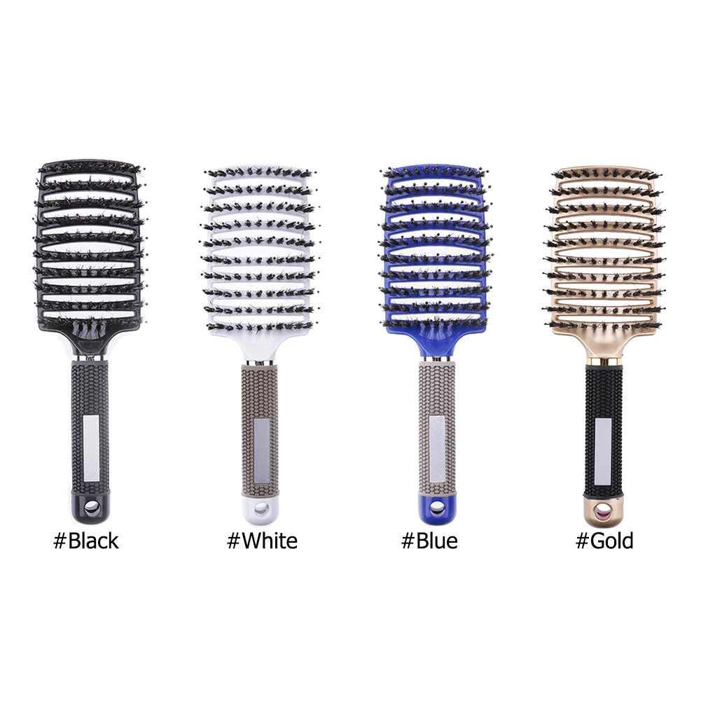 Straight Curly Hair Styling Brush Anti-Hair Loss Scalp Massage Comb Easy To Use Portable Hair Brush Resin Bristle for Hair Style 
Straight Curly Hair Styling Brush Anti-Hair Loss Scalp Massage Comb Easy To Use Portable Hair Brush Resin Bristle for Hair Style