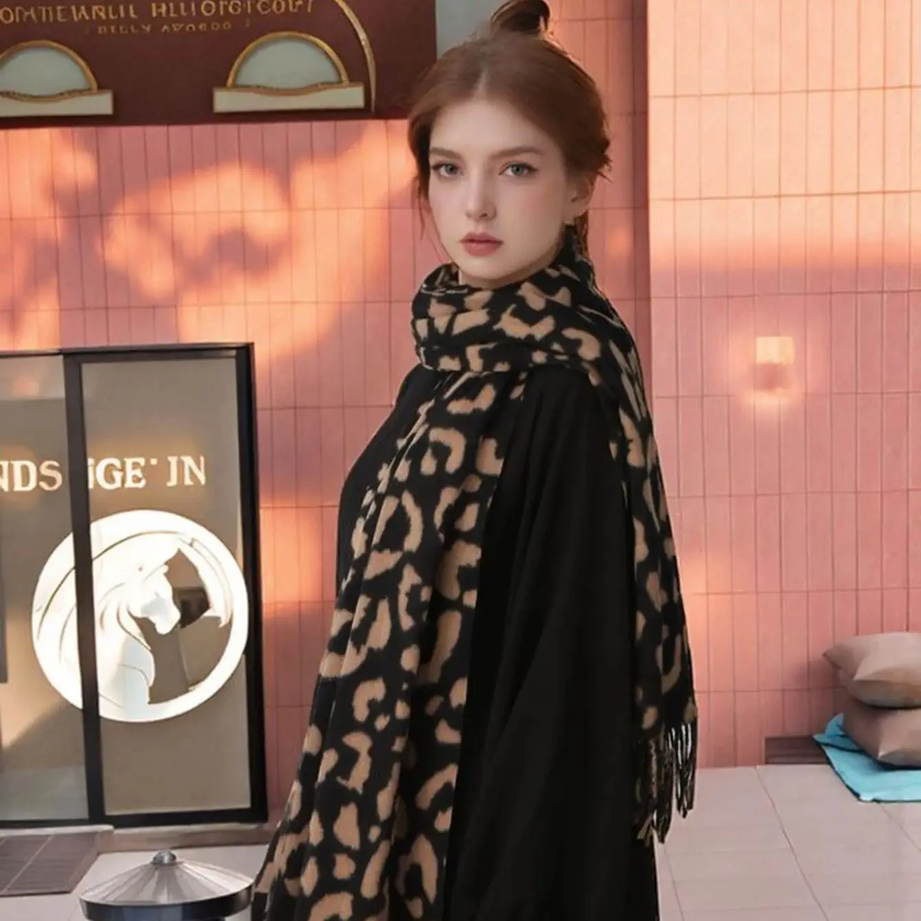 Винтажный леопардовый шарф, имитация кашемира, утолщенный уличный женский осенне-зимний теплый ветрозащитный классический шаль с кисточками 180*70 см
Винтажный леопардовый шарф, имитация кашемира, утолщенный уличный женский осенне-зимний теплый ветрозащитный классический шаль с кисточками 180*70 см