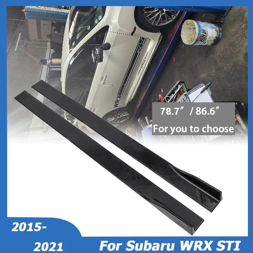 78,7 дюйма 86,6 дюйма для Subaru WRX STI 2015-2021, универсальная боковая юбка, разветвитель, фартук, сплиттер, Комплект крыльев, кузова, автомобильные аксессуары
78,7 дюйма 86,6 дюйма для Subaru WRX STI 2015-2021, универсальная боковая юбка, разветвитель, фартук, сплиттер, Комплект крыльев, кузова, автомобильные аксессуары