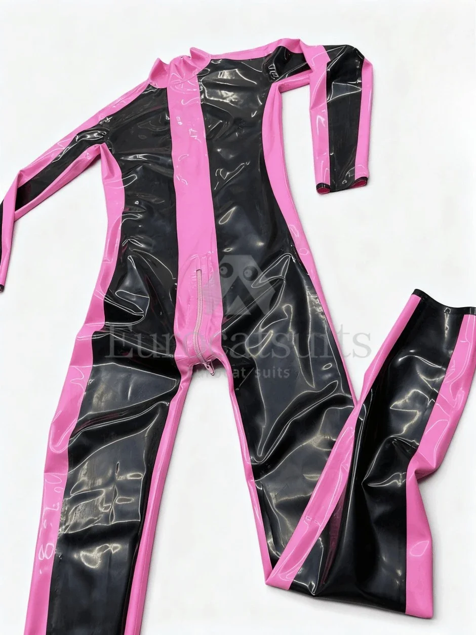 Резиновый комбинезон по индивидуальному заказу, мужское черно-розовое латексное боди с длинными рукавами и молнией спереди, модная праздничная одежда, клубная одежда
Резиновый комбинезон по индивидуальному заказу, мужское черно-розовое латексное боди с длинными рукавами и молнией спереди, модная праздничная одежда, клубная одежда