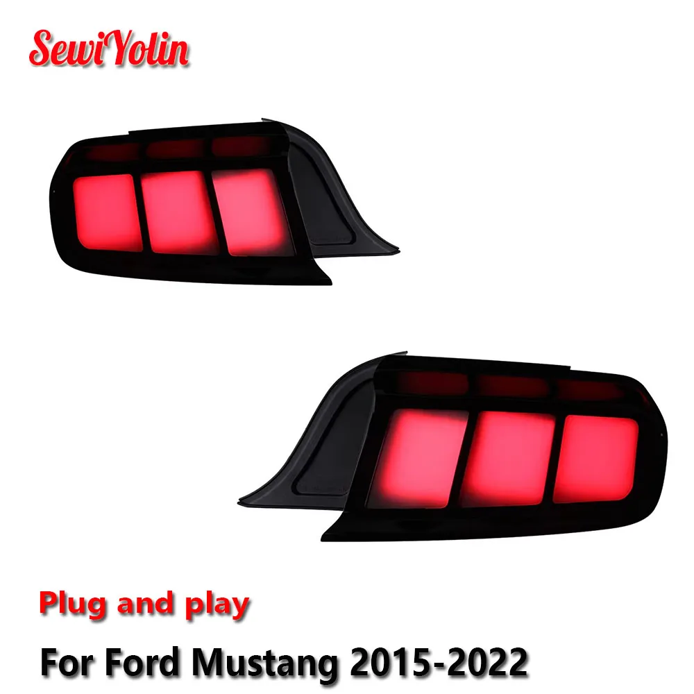 Автомобильные светодиодные задние фонари в сборе для Ford Mustang 2015-2022, автоматические противотуманные фары DRL, стоп-сигнал поворота Plug and Play
Автомобильные светодиодные задние фонари в сборе для Ford Mustang 2015-2022, автоматические противотуманные фары DRL, стоп-сигнал поворота Plug and Play