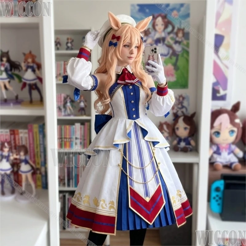 Anime Game Pretty Derby Victoire Pisa Cosplay Costume Cute Lolita Dress S-2XL Halloween Christmas Role Playing Comic Con Party
Anime Game Pretty Derby Victoire Pisa Cosplay Costume Cute Lolita Dress S-2XL Halloween Christmas Role Playing Comic Con Party