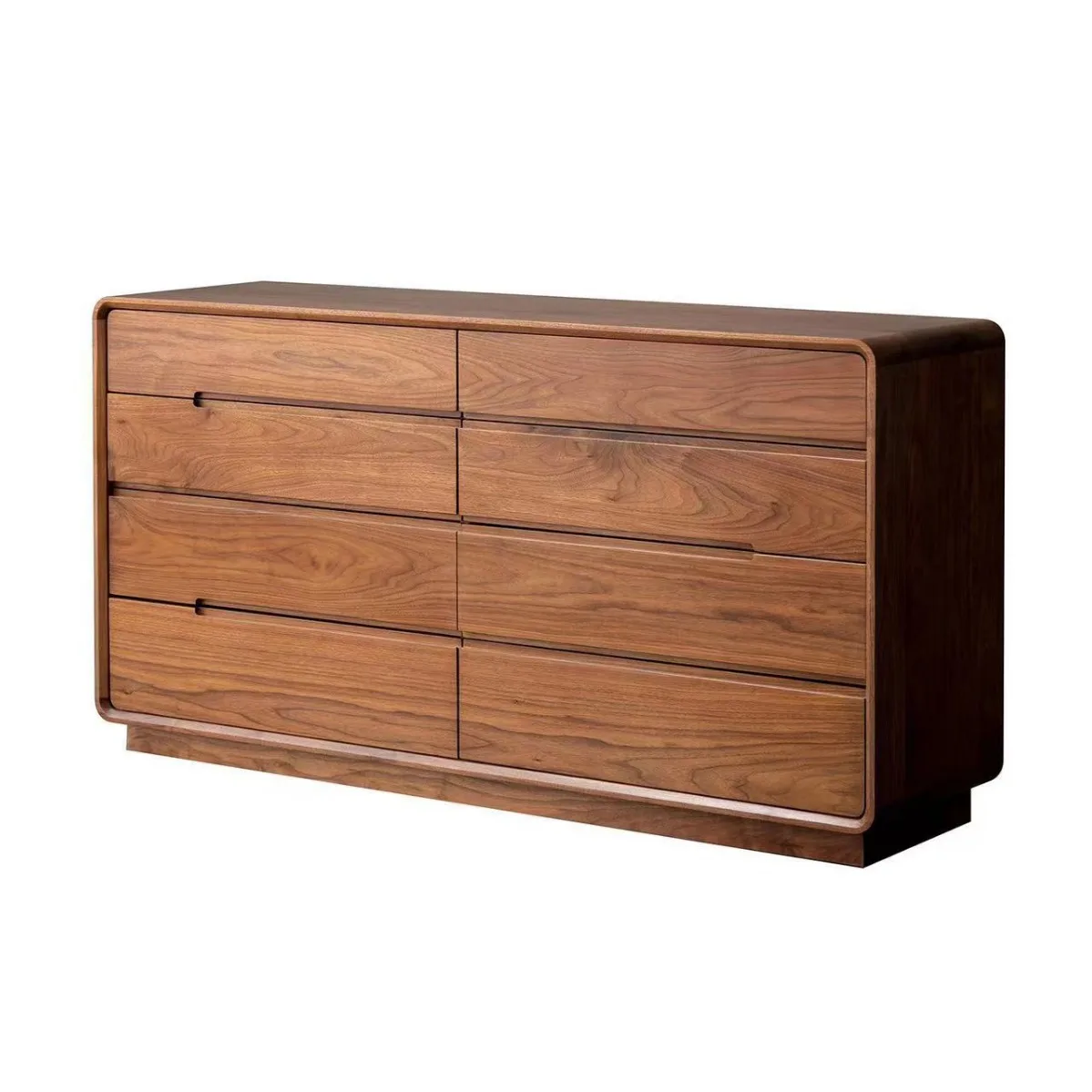 Black walnut eight-bucket cabinet custom solid wood drawer cabinet living room bedroom locker
Black walnut eight-bucket cabinet custom solid wood drawer cabinet living room bedroom locker