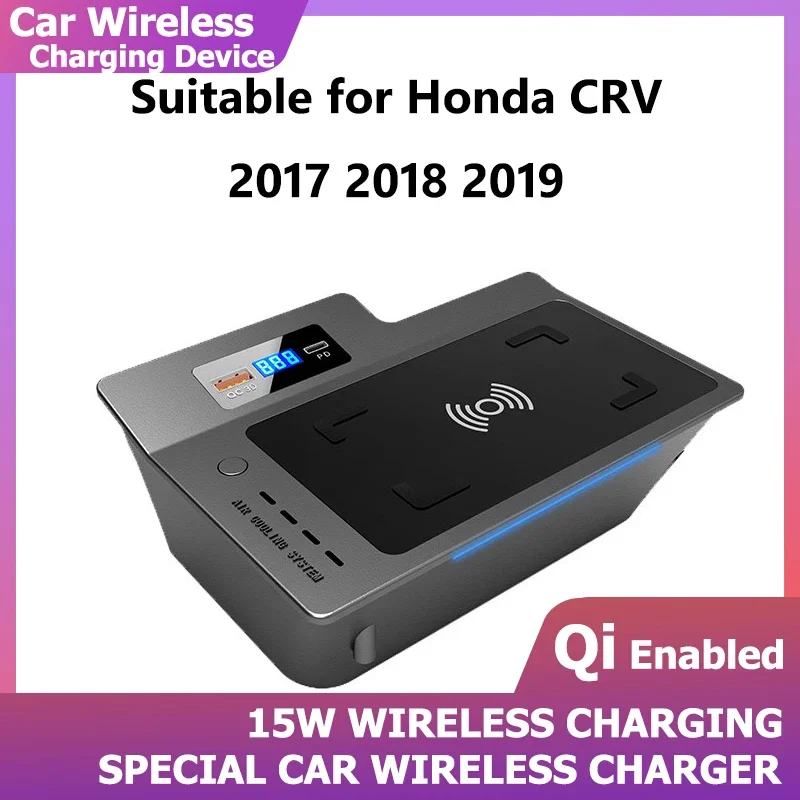 Автомобильное беспроводное зарядное устройство 15 Вт для Honda CRV CR-V 2017 2018 2019 2020 2021, аксессуары для мобильного телефона, автомобильное зарядное устройство
Автомобильное беспроводное зарядное устройство 15 Вт для Honda CRV CR-V 2017 2018 2019 2020 2021, аксессуары для мобильного телефона, автомобильное зарядное устройство